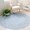 Safavieh 5 x 5 ft. Cape Cod Round Area Rug, Blue CAP225M-5R - alternate 3